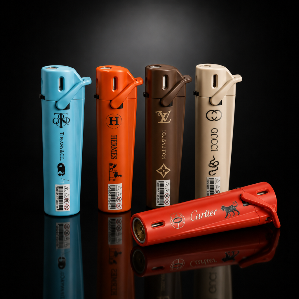 Jet Metal Windproof Lighters L17 Outer: 25 Pieces